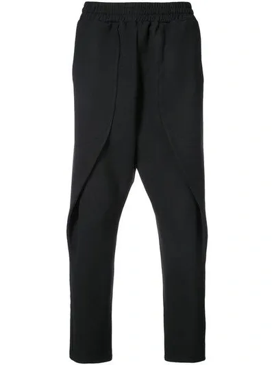 Private Stock Drop-crotch Trousers In Black