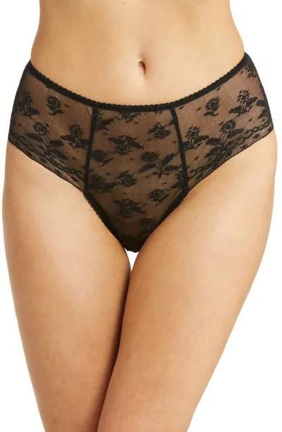 Wacoal Women's Lifted In Luxury Lace Hipster Underwear 845433 In Black