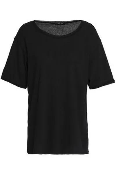 Koral Cotton-blend Jersey T-shirt In Black