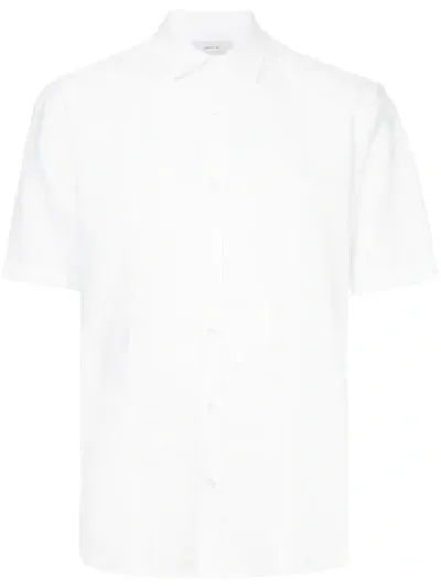 Cerruti 1881 Short Sleeve Oxford Shirt In White