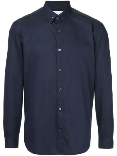 Cerruti 1881 Classic Long Sleeved Shirt In Blue