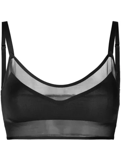 Maison Close Belle De Jour Bralette In Black