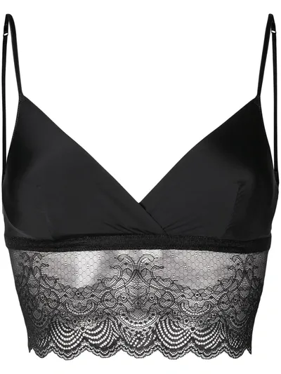 Maison Close La Directrice Bralette In Black