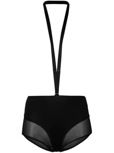 Maison Close Belle De Jour Harness Briefs In Black