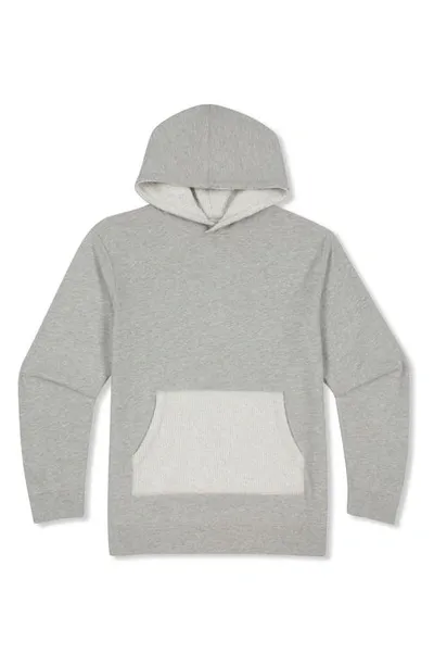 Threads 4 Thought Kids' Reversible Hoodie In Heather Grey