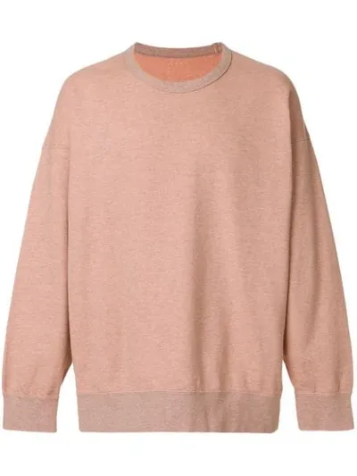 Visvim Crew Neck Sweatshirt In Pink