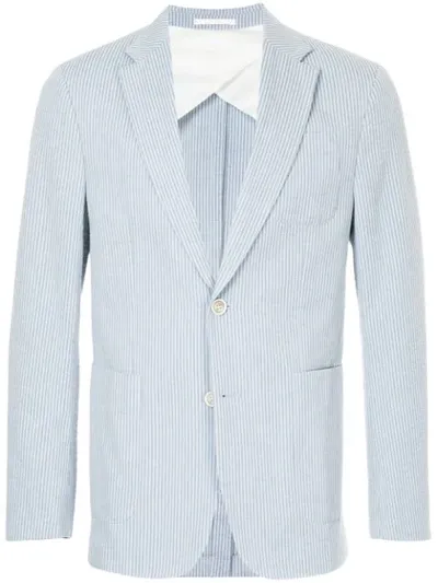 Cerruti 1881 Striped Blazer In Blue