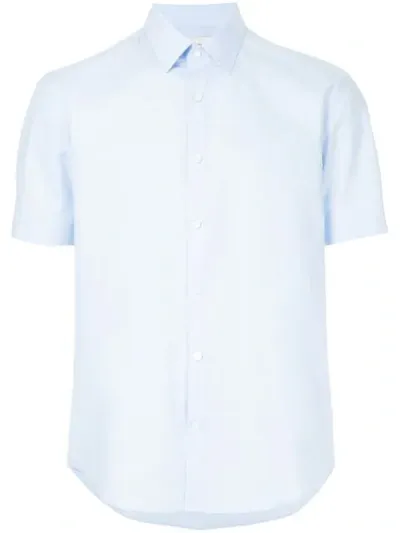 Cerruti 1881 Curved Hem Shirt In Blue