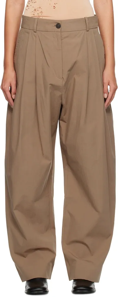 Studio Nicholson Brown Acuna Trousers