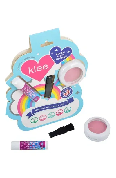 Klee Kids Kids' Cotton Candy Whisper Mineral Play Makeup Duo In Pink