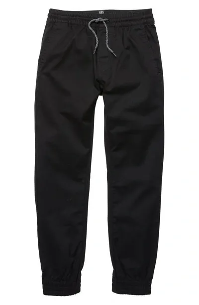 Volcom Kids' Big Boys Frickin' Slim-tapered Fit Joggers In Black