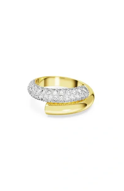 Swarovski Dextera Cocktail Ring In Gold