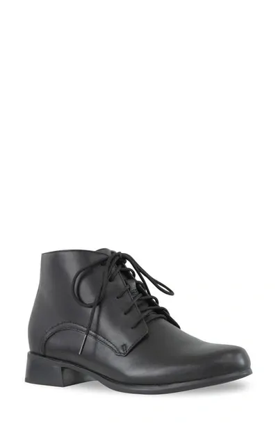 Munro Antonia Water Resistant Zip Bootie In Black