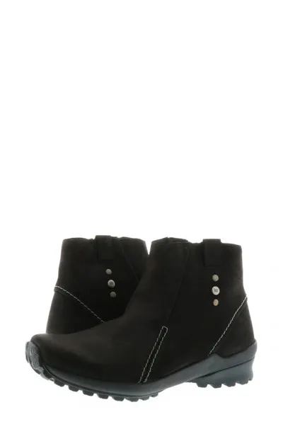 Wolky Zion Water Resistant Bootie In Black