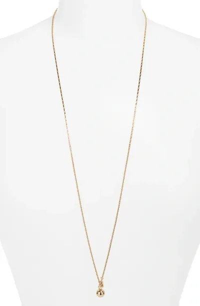 Jenny Bird Constance Wrap Pendant Necklace In High Polish Gold