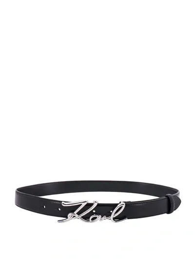 Karl Lagerfeld Belt In Black