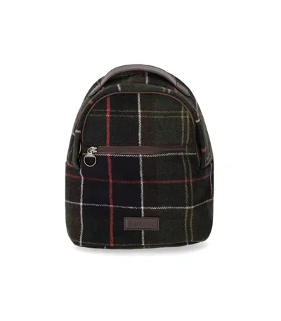 Barbour Caley Classic Tartan Backpack In Green