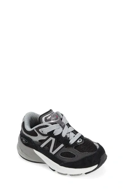 New Balance Black 990v6 Touch-strap Sneakers