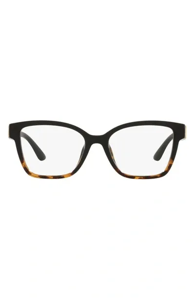 Michael Kors Karlie I 51mm Square Optical Glasses In Dark Tort