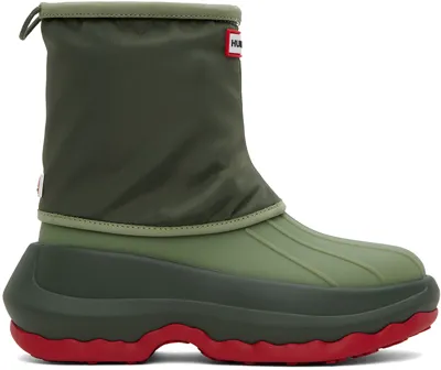 Kenzo Khaki Hunter Edition Boots In Green