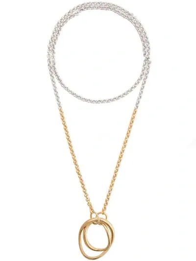 Charlotte Chesnais Symi Pendant Necklace In Metallic