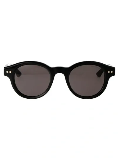 Montblanc Mb0287s Sunglasses In 001 Black Black Grey