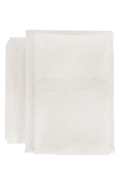 Pom Pom At Home Classico Cotton Sateen Sheet Set In Ivory