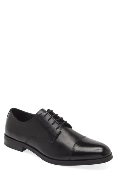 Nordstrom Elliott Cap Toe Lace-up Derby In Black