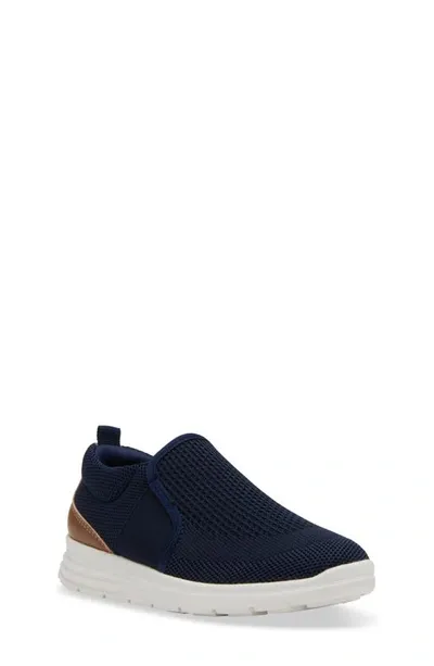 Steve Madden Kids' Bkeni Slip-on Shoe In Navy