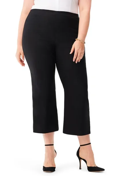 Nic + Zoe Wonderstretch Wide Leg Pull-on Pants In Black