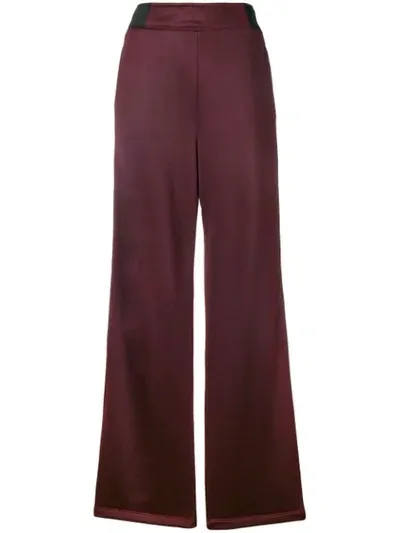 Alexander Wang T Side Button Stripe Trousers In Pink