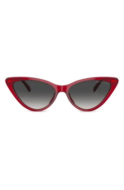 Michael Kors Harbour Island 56mm Cat Eye Sunglasses In Red