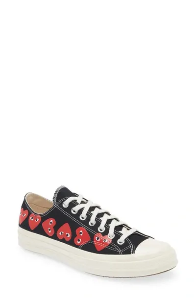 Comme Des Garçons Comme Des Garcons Chuck Taylor Low Top Sneakers In Black