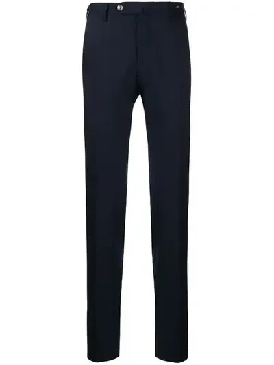 Pt01 Mid-rise Slim Chinos In Blue