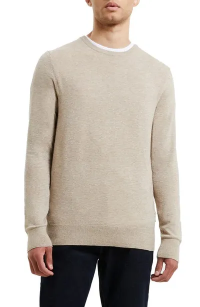 French Connection Supersoft Cotton Sweater In Brown