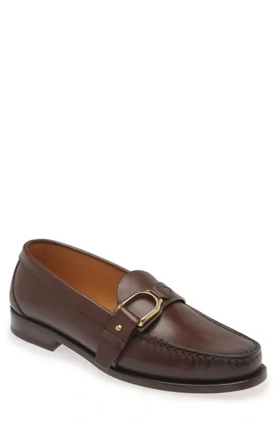 Ralph Lauren Purple Label Perrin Loafer In Luggage Brown