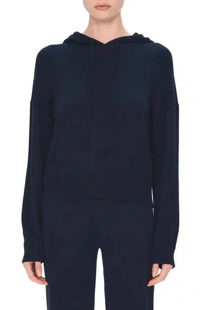 Simkhai Cashmere Cotton Hoodie In Midnight