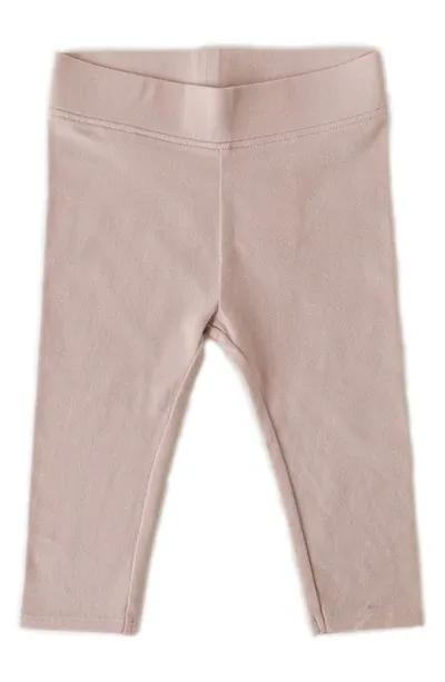 Pehr Kids' Essentials Organic Cotton Leggings In Pale Pink