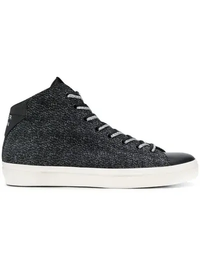 Leather Crown 'w_133' Sneakers In Black