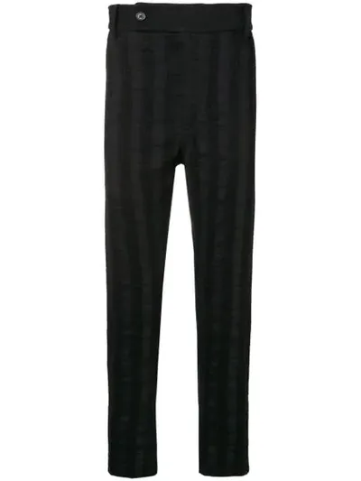 Ann Demeulemeester Regular Fit Trousers In Black