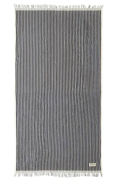 Business & Pleasure The Beach Towel In Laurens Navy Stripe