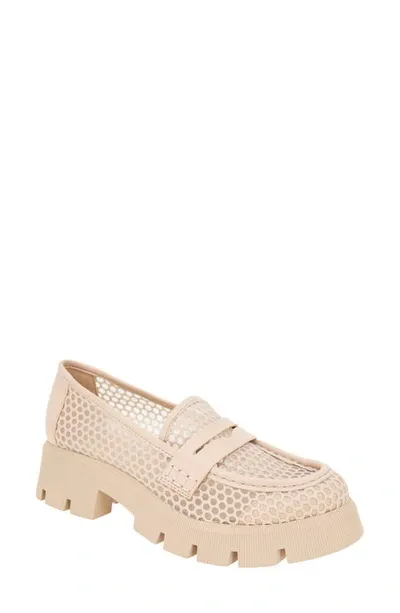 Bcbgeneration Rama Platform Penny Loafer In Beige