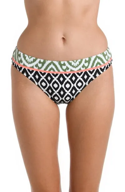 La Blanca Banded Bikini Bottoms In Black