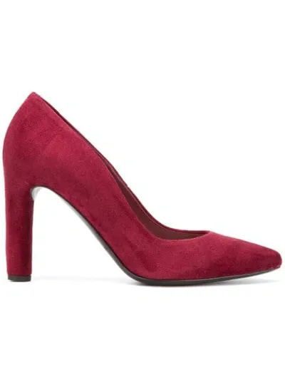 Del Carlo Fox 90mm Pumps In Red