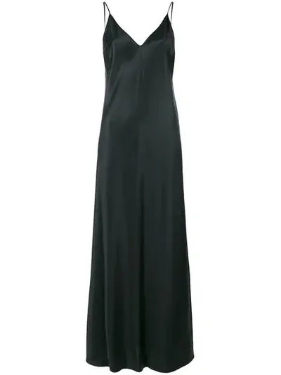 Joseph Long Slip Dress In Black