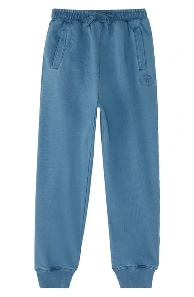 The Sunday Collective Kids' Natural Dye Everyday Joggers In Indigo