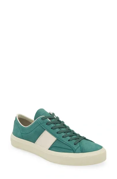 Tom Ford Cambridge Low Top Sneaker In Blue