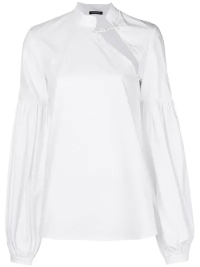 Wandering Embellished Blouse In White