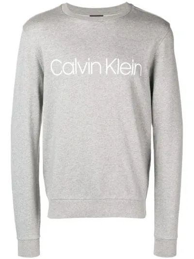 Calvin Klein Jeans Est.1978 Sweatshirt Mit Logo-print In Grey