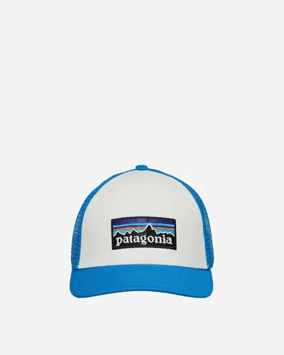 Patagonia P-6 Logo Trucker Hat In White